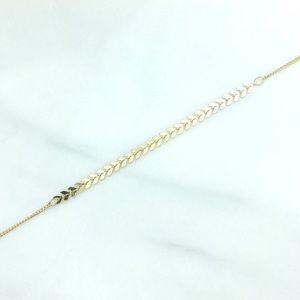New Dainty Gold Fishbone Choker
